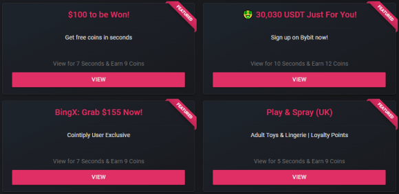 PTC Ads On Cointiply